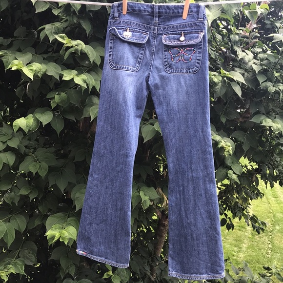 Gap Girls Bootcut embroidered butterfly jeans 🦋 - Picture 10 of 11